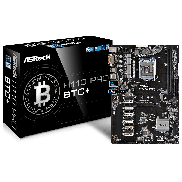 ASRock H110 PRO BTC+ 13 GPU Mining Motherboard