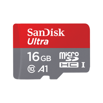 SanDisk Ultra 16GB microSDHC Class 10 (up to 80MBps)