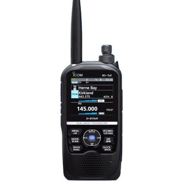 Icom ID-52A 5W VHF/UHF Dual Band Digital Handheld Transceiver with D-STAR