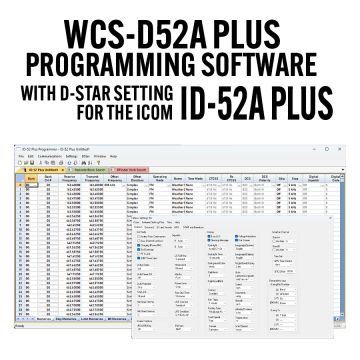 RT Systems Programming Software for Icom ID-52A Plus