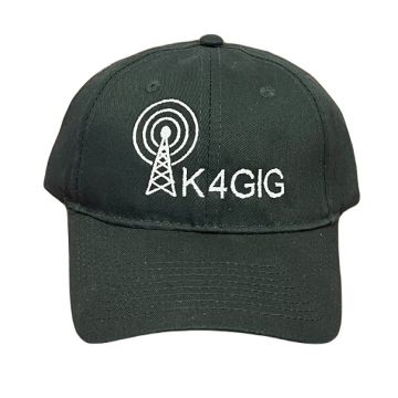 Personalized Black 100% Cotton Twill Ball Cap