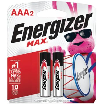 Energizer AAA MAX 2 pack alkaline Battery - 1129