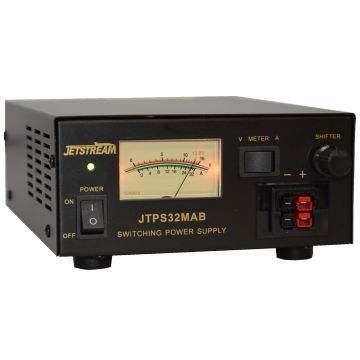 Jetstream JTPS32MAB 30A Power Supply, Meter, 30A, 25A Cont.