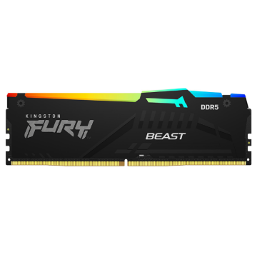 Kingston FURY Beast 64GB DIMM Kit (2x32GB) DDR5-5200MHz CL40 RGB - KF552C40BBAK2-64
