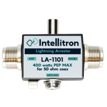 Intellitron LA-1101 Lightning Arrestor 400w 50 Ohm DC-1000MHz SO239