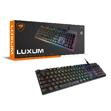 Cougar Gaming LUXLIM Optical-Mechanical RGB Gaming Keyboard - Red Switches