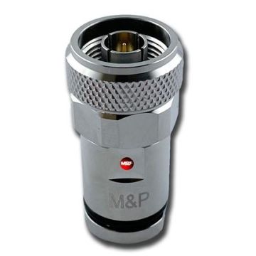 Messi and Paoloni Connector for 7mm Coax, N-Male, 2-Pack, Solder