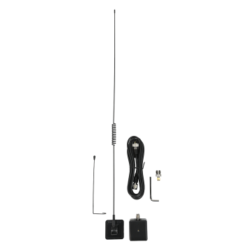Intellitron MA-1901 Dual-Band Glassmount Antenna 50w 12ft coax