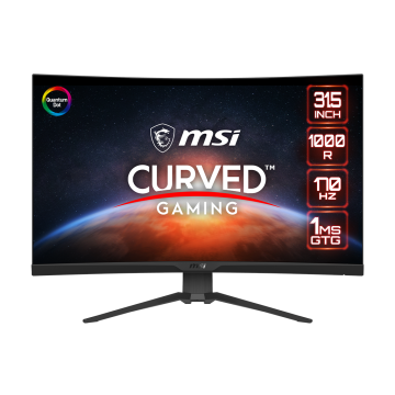 MSI MAG 325CQRF QD 31.5" QHD 170Hz Curved Gaming Monitor