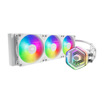 Cooler Master MasterLiquid 360 Atmos AIO CPU Cooler - White - MLX-D36M-A25PZ-RW