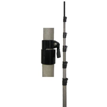 FiberglassPole,38Ft,76FtSec,1"-2-1/2",W/QClamp-MFJ-1906HD