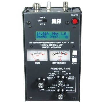 MFJAntennaSWRAnalyzer-NConnectorw/SO-239Adapter-MFJ-269D