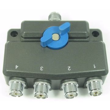 MFJ-2704AntennaSwitch,FourPosition,SO-239,2KW,900MHz
