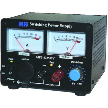 MFJSwitchingPowerSupply13.8V25Ameters-MFJ-4225MV