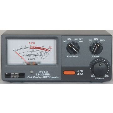 MFJ-872HF/6m/2mGrandmasterSWRMeter18-200Mhz5/20/200W
