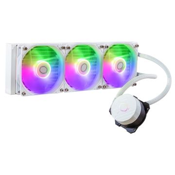 Cooler Master MasterLiquid 360L Core ARGB AIO CPU Cooler - White - MLW-D36M-A18PZ-RW