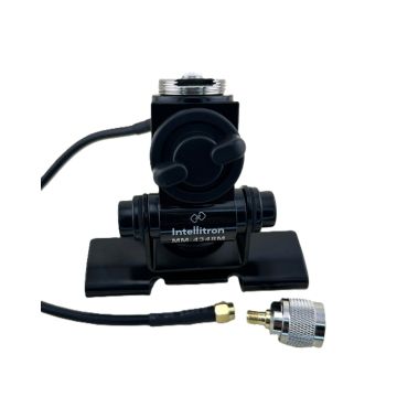 Intellitron MM-4348M 3-Axis Lip Mount with NMO Connector and 17ft Coax Kit
