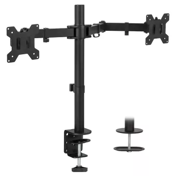 Full Motion Dual Monitor Desk Mount (L)