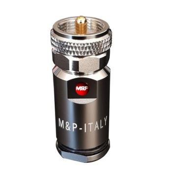 Messi and Paoloni EVO Connector for 10mm Coax, PL-259, 2-Pack, Solder