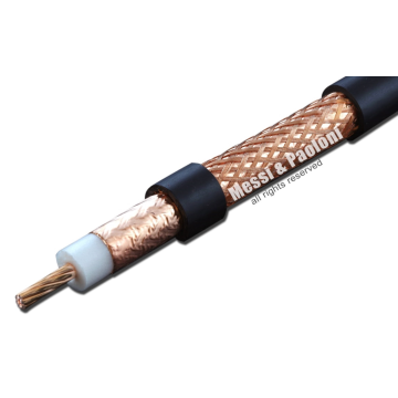 Messi and Paoloni Premium Ultra Flex 10 Coax Cable Black