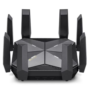 TP-Link Archer AXE300 AXE16000 Quad-Band 16-Stream Wi-Fi 6E Router with Two 10G Ports