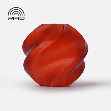 Bambu Lab PLA Sparkle - Crimson Red Sparkle 3D Printer Filament 1.75mm 1kg Spool