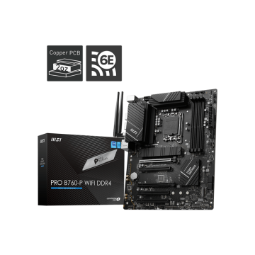 MSI B760-P Pro Gaming DDR4 ATX Desktop Motherboard - PROB760PWIFID4