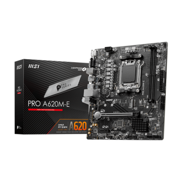 MSI PRO A620M-E ATX DDR5 AM5 Motherboard - PROA620ME