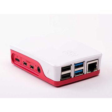 Raspberry Pi 4 Case - PI4B_CASE_RED/WHITE