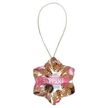 Customizable 3in Snowflake Ceramic Ornament