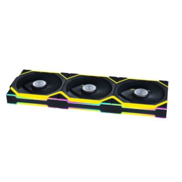 Lian-Li UNI FAN SL 120 Wireless RGB 120mm Black 3pk Case Fans - 12SL1W3B