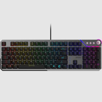 MSI Strike 600 RGB Mechnical Gaming Keyboard, Silent Switches