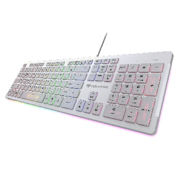Cougar VANTAR S RGB Scissor-Switch Gaming Keyboard - White