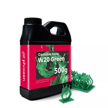 Phrozen Castable Resin - Dental Green - 500g - FMTJWCADGS