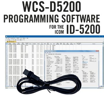 RT Systems WCS-D5200 Programming Software and RT-65 Cable for the Icom ID-5200
