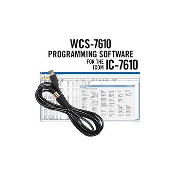 WCS-7610 Programming Software and RT-42 cable Icom IC-7610