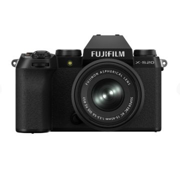 Fujifilm X-S20 Mirrorless Camera with XC 15-45mm F3.5-5.6 OIS PZ Lens Kit - Black