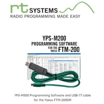 RT Systems YPS-M200 Programming Software Yaesu FTM-200DR - YPS-M200-USB