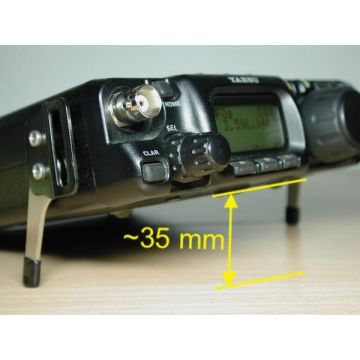 Palm Radio Peg Leg Tilt Stand for the FT-817ND and FT-818