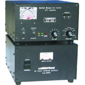 Ameritron 600W Output Solid State Amplifier w /Power Supply on 100/110/120V for US