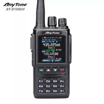 Anytone AT-D168UV Pro Dual-Band VHF/UHF DMR/Analog Handheld Radio