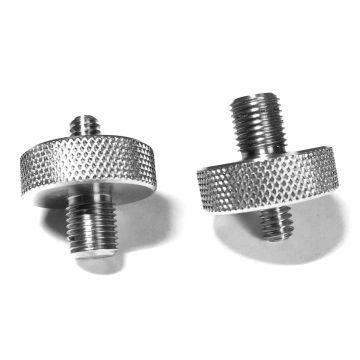 3/8-24 to 1/4-20 Stainless Steel Adapter