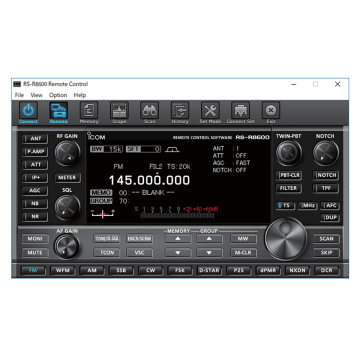 Icom RS-R8600 22 EXP Control Software