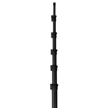 Intellitron AM-2406K 34ft Telescopic Fiberglass Mast with Quick-Release Clamps, Black