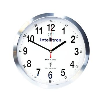 Intellitron CK-0153 14in Radio Control Atomic Wall Clock
