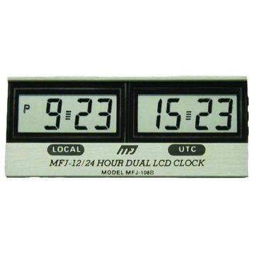 MFJDual12/24HourLCDClockMFJ-108B