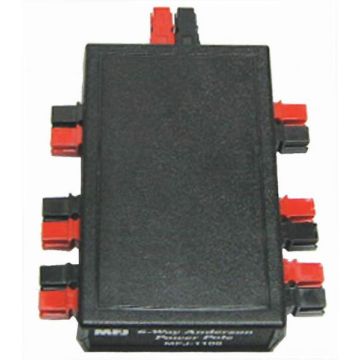 MFJ 6 Way PowerPole Distribution Block - MFJ-1106