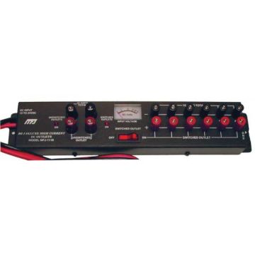 MFJ-1118 30A DC Power Strip with Meter