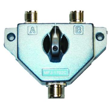 MFJ-1702C 2 Position Antenna Switch with Lightning Arrest