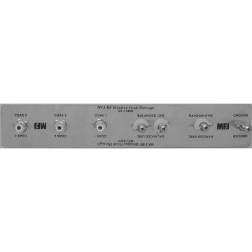MFJWindowAntennaFeedthroughPanel-3xSO-239MFJ-4602